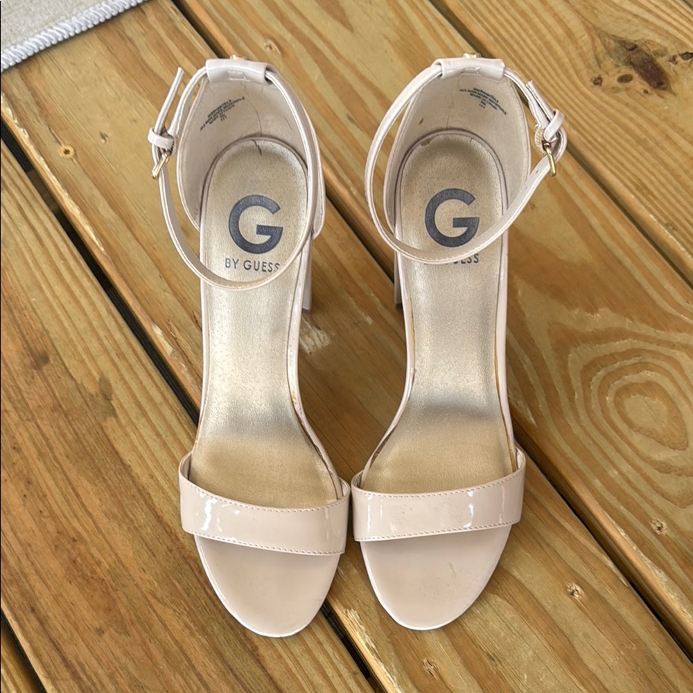 Guess Women's Cream Heels